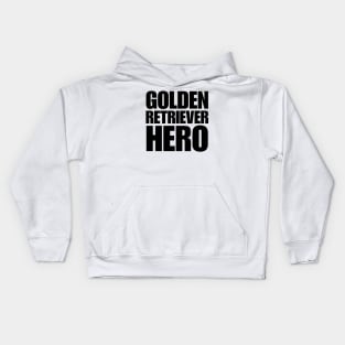 Golden Retriever Dog Kids Hoodie